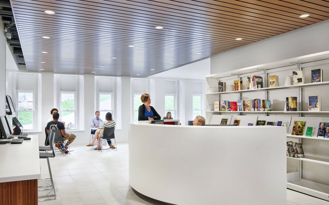 Renovation transforms Norrington Hall into a high-tech library and academic commons for Park University